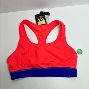 NWT Champion Bra Woman’s XS Power Core Orange/pink and Blue Sports